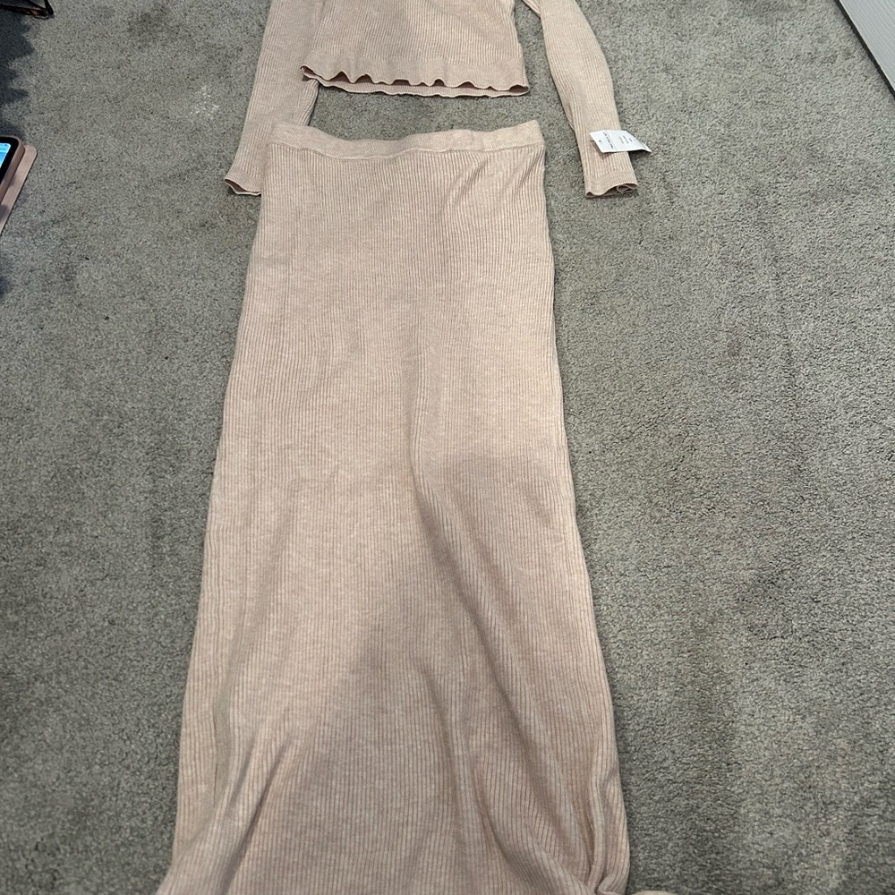 Ribbed set
